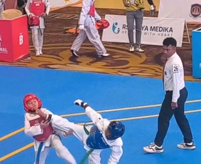 Selamat Kepada Ananda Andhyni dan Abrizam SDS Al Azhar 3 Batam Raih Prestasi Gemilang di Batam International Taekwondo Championship 2026
